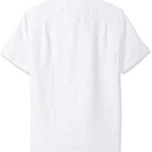 Amazon Essentials Men’s Slim-Fit Short-Sleeve Linen Shirt