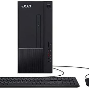 Acer Aspire TC-865-UR14 Desktop, 9th Gen Intel Core i5-9400, 8GB DDR4, 1TB 7200RPM HDD, 8X DVD, 802.11ac WiFi, USB 3.1 Type C, Windows 10 Home