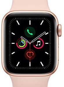 Apple Watch Series 5 (GPS, 40mm) – Gold Aluminum Case with Pink Sport Band