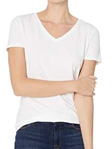 Amazon Essentials Women’s 2-Pack Classic-Fit Short-Sleeve V-Neck T-Shirt