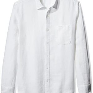 Amazon Essentials Men’s Regular-Fit Long-Sleeve Linen Shirt