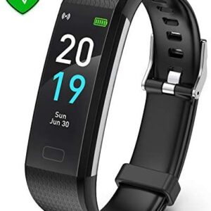 Akasma Fitness Tracker HR, S5 Activity Tracker Watch with Heart Rate Monitor, Pedometer IP68 Waterproof Sleep Monitor Step Counter for Women Men