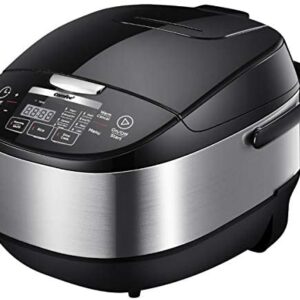 COMFEE’  5.2Qt Asian Style Programmable All-in-1 Multi Cooker, Rice Cooker, Slow cooker, Steamer, Sauté, Yogurt maker, Stewpot with 24 Hours Delay Timer and Auto Keep Warm Functions
