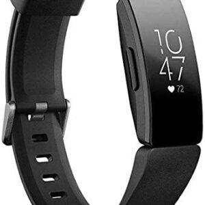 Fitbit Inspire HR Heart Rate and Fitness Tracker, One Size (S and L bands Included), 1 Count