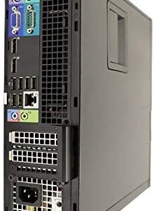 (Renewed) Dell Optiplex 7010 Business Desktop Computer (Intel Quad Core i5-3470 3.2GHz, 16GB RAM, New 480GB SSD HDD, USB 3.0, DVDRW, WiFi, Windows 10)