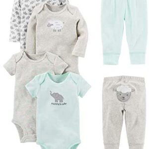 Simple Joys by Carter’s Baby 6-Piece Bodysuits (Short and Long Sleeve) and Pants Set
