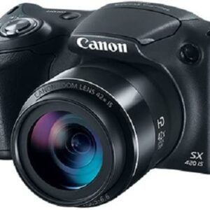 Canon PowerShot SX420 Digital Camera w/ 42x Optical Zoom – Wi-Fi & NFC Enabled (Black)