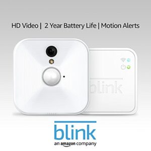 Blink Indoor Home Security Camera System with Motion Detection, HD Video, 2-Year Battery Life and Cloud Storage Included – 1 Camera Kit