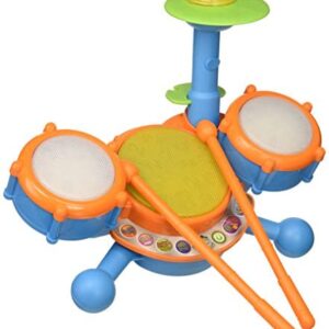 VTech KidiBeats Drum Set (Frustration Free Packaging), Great Gift For Kids, Toddlers, Toy for Boys and Girls, Ages 2, 3, 4, 5