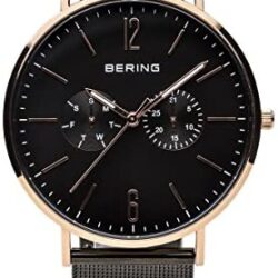 BERING Time | Men’s Slim Watch 14240-166 | 40MM Case | Classic Collection | Stainless Steel Strap | Scratch-Resistant Sapphire Crystal | Minimalistic – Designed in Denmark