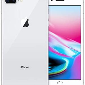 Apple iPhone 8 Plus, Boost Mobile, 64GB – Silver – (Renewed)