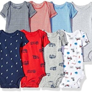Carter’s Baby Boys’ 8-Pack Short-Sleeve Bodysuits