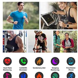 Fitness Tracker Watch with Heart Rate and Sleep Monitor – Activity Tracker Waterproof Smart Wristband Watch, Step Calorie Counter, Pedometer Android iOS Compatible for Women Men Kids