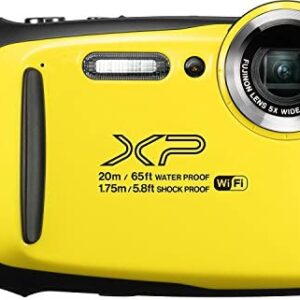 Fujifilm FinePix XP130 Waterproof Digital Camera w/16GB SD Card – Yellow