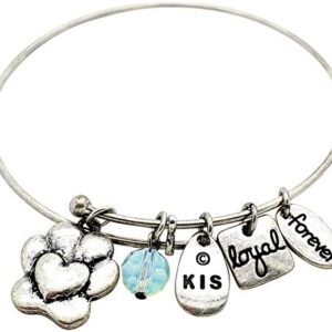 KIS-Jewelry ‘Symbology’ Inspirational Bracelets | Expandable Wire Charm Bracelets for Women | Gift for Women