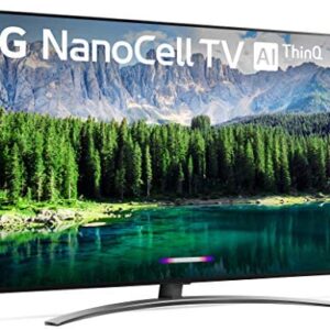 LG 55SM8600PUA Nano 8 Series 55″ 4K Ultra HD Smart LED NanoCell TV (2019), Black