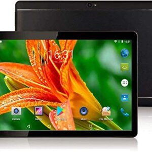 10 inch Google Android 7.0 Nougat System Tablet Unlocked Pad with Dual SIM Card Slot XINYANGCH 10.1″ IPS Screen 4GB RAM 64GB ROM 3G Phablet Built-in Bluetooth WiFi GPS Tablets (Metallic Black)