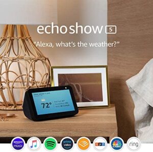 Echo Show 5 – stay connected and in touch with Alexa – Charcoal