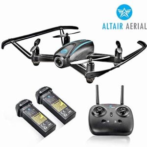Altair #AA108 Camera Drone Great for Kids & Beginners | Free Priority Shipping | RC Quadcopter w/ 720p HD FPV Camera VR, Headless Mode, Altitude Hold, 3 Skill Modes, Easy Indoor Drone, 2 Batteries