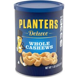 Planters Deluxe Whole Cashews, 18.25 oz Canister