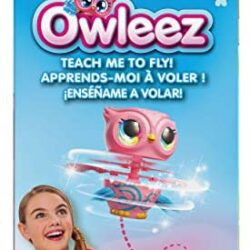 Owleez, Flying Baby Owl Interactive Toy with Lights & Sounds (Pink), for Kids Aged 6 & Up