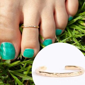 14k Gold Filled Hawaiian Adjustable Open Toe Ring One Size Fits Most Toes