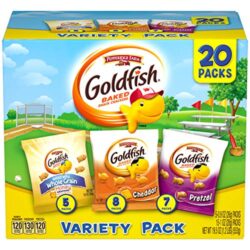 Pepperidge Farm Goldfish Sweet & Savory Variety Pack Crackers, 19.5 Ounce Snack Packs, 20 Count