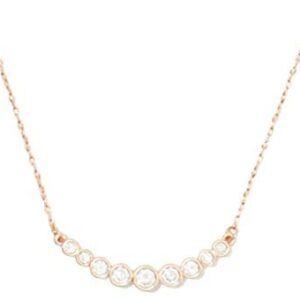 Kate Spade Full Circle Pendant Necklace Rose Gold 16 inches + 3 in extender