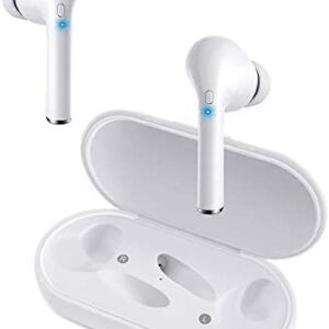 True Wireless Earbuds Bluetooth 5.0 Wireless Earbuds with Microphone Auto Pairing Binaural Calls 16h Cycle Playtime,Bluetooth Earbuds with Charging Case,Sweatproof in-Ear Earphones