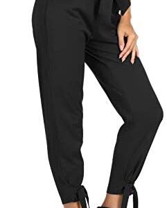 GRACE KARIN Womens Casual High Waist Pencil Pants with Bow-Knot Pockets for Work