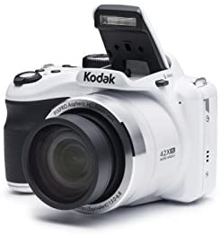 Kodak PIXPRO Astro Zoom AZ421-WH 16MP Digital Camera with 42X Optical Zoom and 3″ LCD Screen (White)