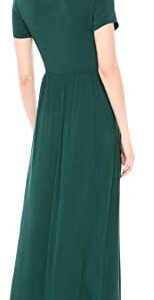 Amazon Essentials Women’s Short-Sleeve Waisted Maxi Dress