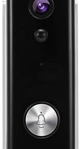 Reco Wireless Video Doorbell Camera, HD WiFi Security Camera with Real-time Video, Two-Way Talk, Night Vision, PIR Motion Detection for iOS & Android System, Free Cloud Storage and Batteries Included