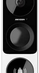 DS-HD1 Hikvision USA Original 3 Megapixel HD WiFi Video Smart Doorbell – Wireless Intercom Camera, 3MP, 180 Degree Ultra Wide Angle, Motion Detection, Video Recording Night Vision Video Audio