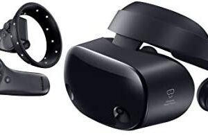 Samsung HMD Odyssey+ Windows Mixed Reality Headset with 2 Wireless Controllers 3.5″ Black (XE800ZBA-HC1US)