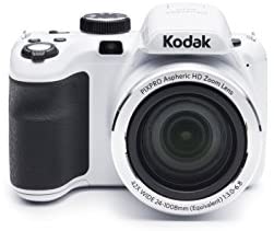 Kodak PIXPRO Astro Zoom AZ421-WH 16MP Digital Camera with 42X Optical Zoom and 3″ LCD Screen (White)