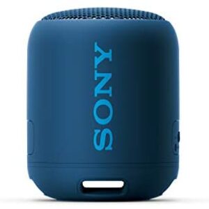 Sony SRS-XB12 Mini Bluetooth Speaker Loud Extra Bass Portable Wireless Speaker with Bluetooth -Loud Audio for Phone Calls- Small Waterproof and Dustproof Travel Music Speakers Blue SRS-XB12/L