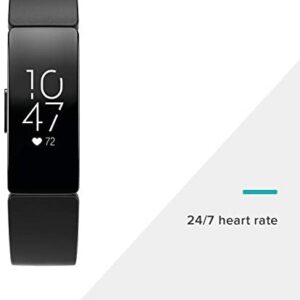 Fitbit Inspire HR Heart Rate and Fitness Tracker, One Size (S and L bands Included), 1 Count
