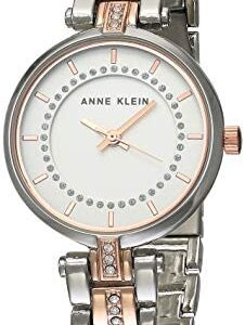 Anne Klein Women’s Crystal Accented Bracelet Watch