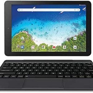 Newest Premium High Performance RCA Viking Pro 10.1″ 2-in-1 Touchscreen Laptop Computer Tablet Quad-Core 1G Memory 32GB Hard Drive Detachable-Keyboard Android 8.1