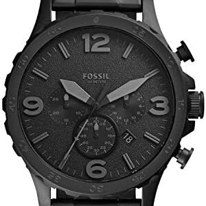 Fossil Men’s Nate Stainless Steel Chronograph Quartz Watch