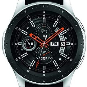 Samsung Galaxy Watch smartwatch (46mm, GPS, Bluetooth) – Silver/Black (US Version with Warranty)
