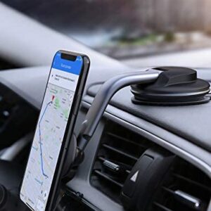 AUKEY Car Phone Mount 360 Degree Rotation Dashboard Magnetic Cell Phone Holder for Car Compatible with iPhone 11 Pro Max / 11 / XS Max/XS / 8/7, Samsung Galaxy S10+, Google Pixel 3 XL, and More