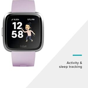 Fitbit Versa Lite Edition Smart Watch, 1 Count (S & L bands Included)