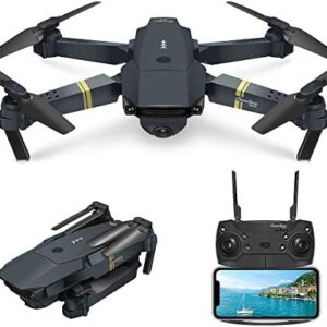 Quadcopter Drone with Camera Live Video, EACHINE E58 WiFi FPV Quadcopter with 120° Wide-Angle 720P HD Camera Foldable Drone RTF – Altitude Hold, One Key Take Off/Landing, 3D Flip, APP Control