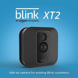 Blink XT2 Outdoor/Indoor Smart Security Camera with cloud storage included, 2-way audio, 2-year battery life – Add-on camera for existing Blink customers