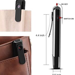 Body Camera HD 1080P, Ehomful Wearable Mini Spy Camera Wireless,Portable Pen Cop Pocket Cam ,USB Video Recorder Plug and Play,with 32GB MicroSD Card Class 10