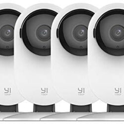 YI 4pc Home Camera, 1080p Wireless IP Security Surveillance System with Night Vision, Baby Monitor on iOS, Android App – Cloud Service Available