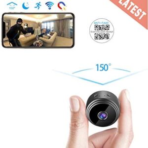 AREBI Spy Camera Wireless Hidden WiFi Mini Camera HD 1080P Portable Home Security Cameras Covert Nanny Cam Small Indoor Outdoor Video Recorder Motion Activated Night Vision A10 Plus [2020 Version]