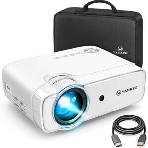 VANKYO Leisure 430 (2020 Upgraded ) Projector, Mini Video Projector with 50,000 Hours LED Lamp Life, 236″ Display, Support 1080P, HiFi Built-in Speaker, Compatible with HDMI, SD, AV, VGA, USB